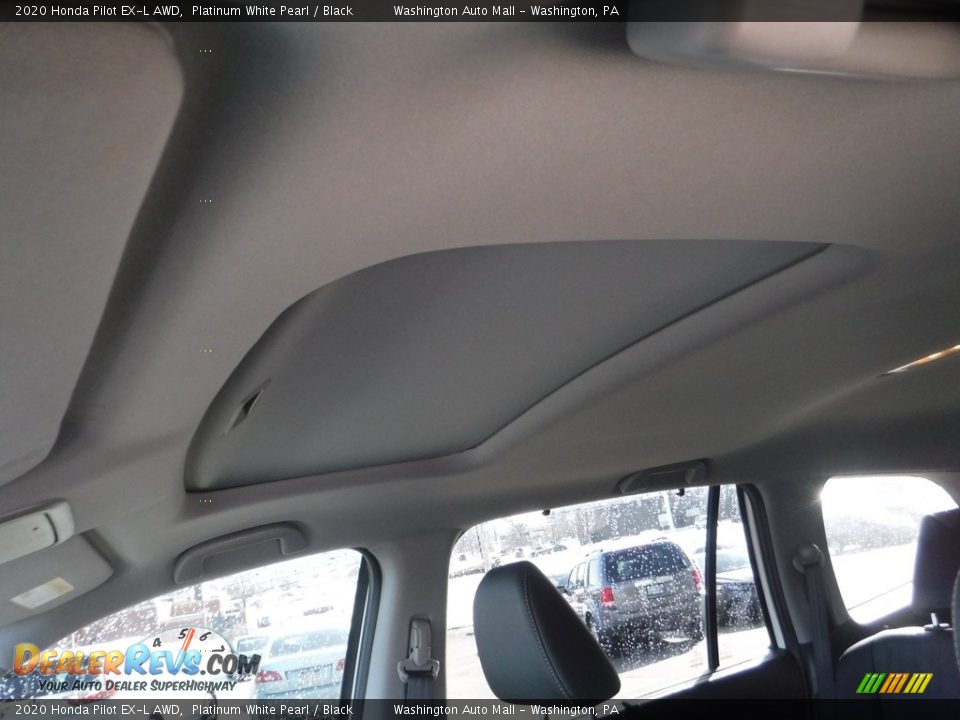 2020 Honda Pilot EX-L AWD Platinum White Pearl / Black Photo #12