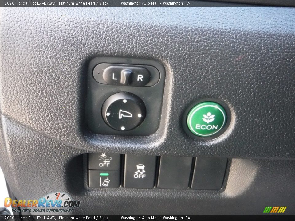2020 Honda Pilot EX-L AWD Platinum White Pearl / Black Photo #14