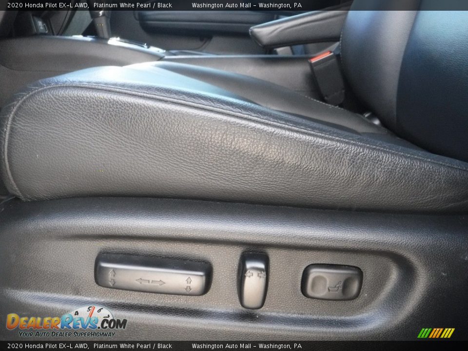 2020 Honda Pilot EX-L AWD Platinum White Pearl / Black Photo #16