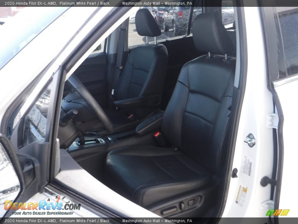 2020 Honda Pilot EX-L AWD Platinum White Pearl / Black Photo #17