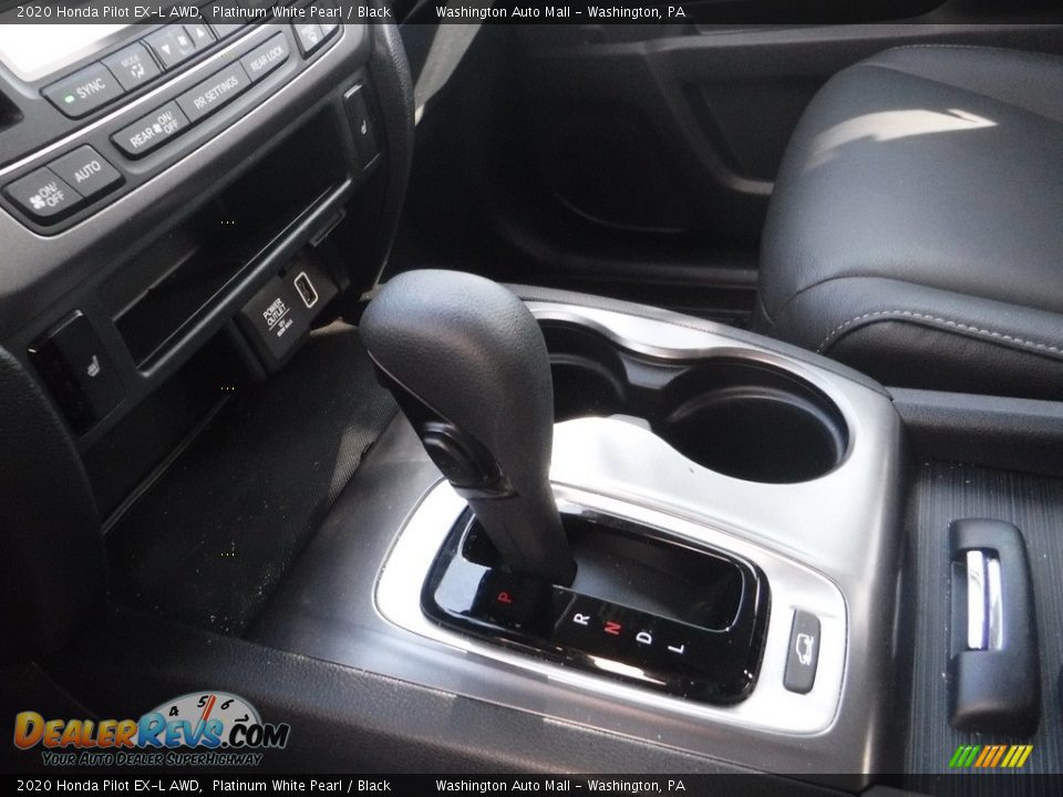 2020 Honda Pilot EX-L AWD Platinum White Pearl / Black Photo #18
