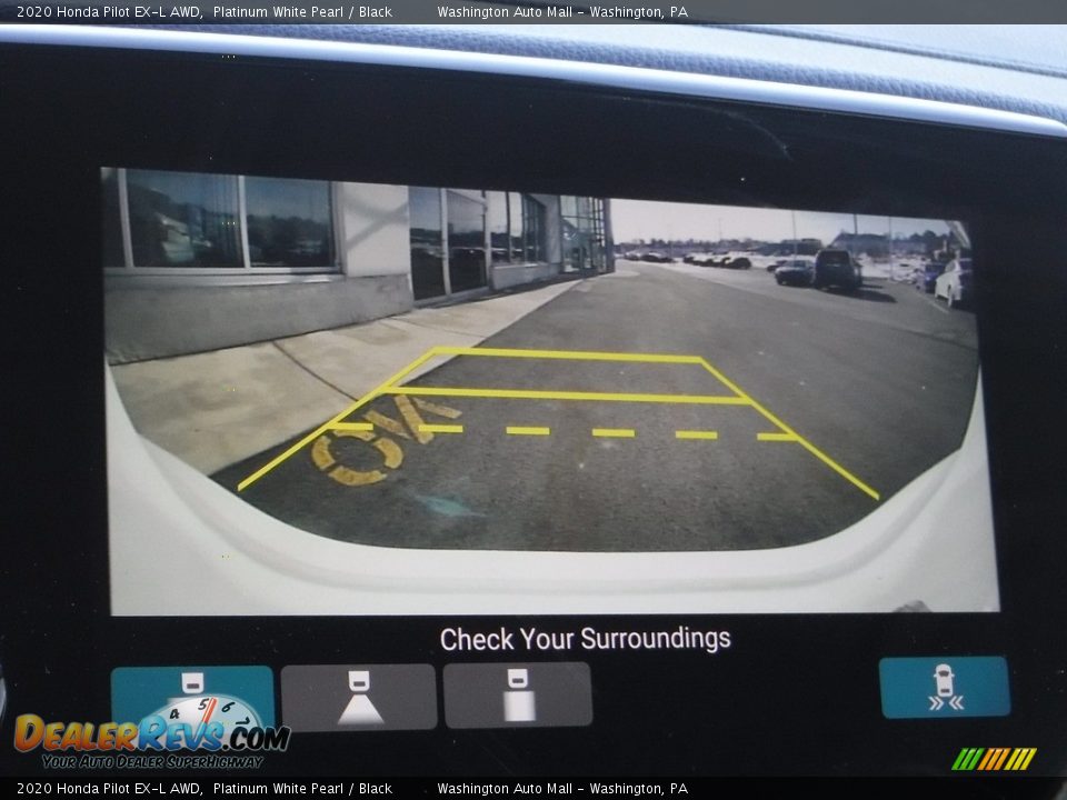 2020 Honda Pilot EX-L AWD Platinum White Pearl / Black Photo #23