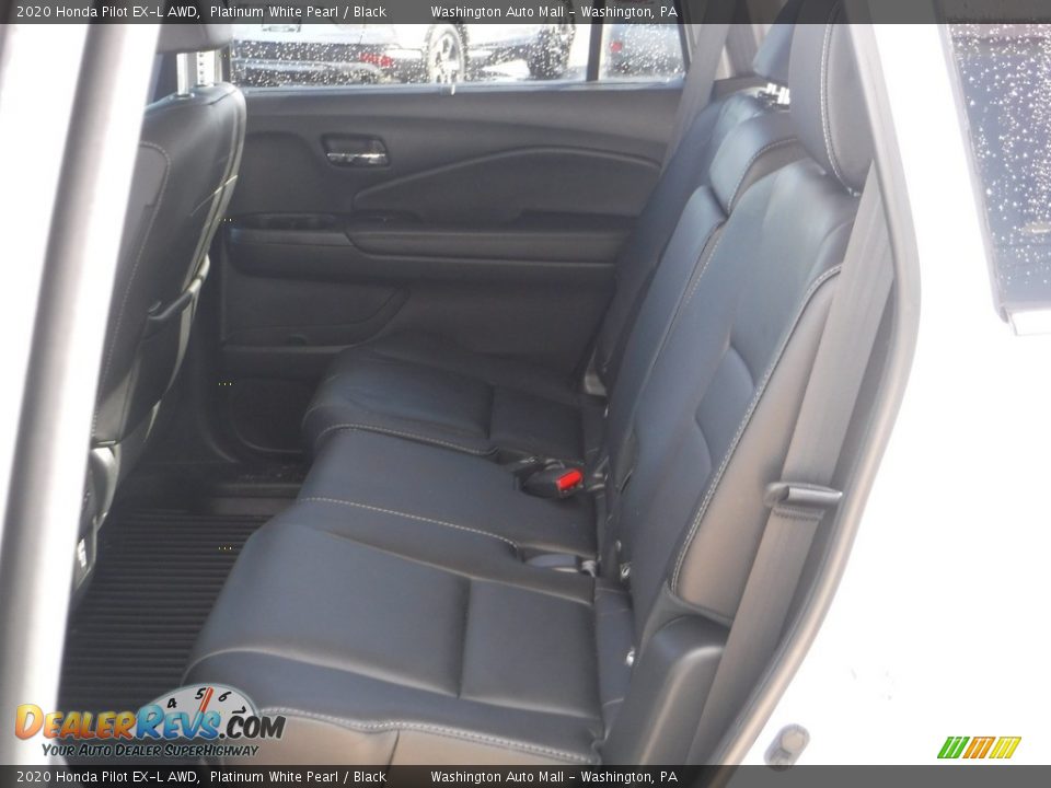 2020 Honda Pilot EX-L AWD Platinum White Pearl / Black Photo #29