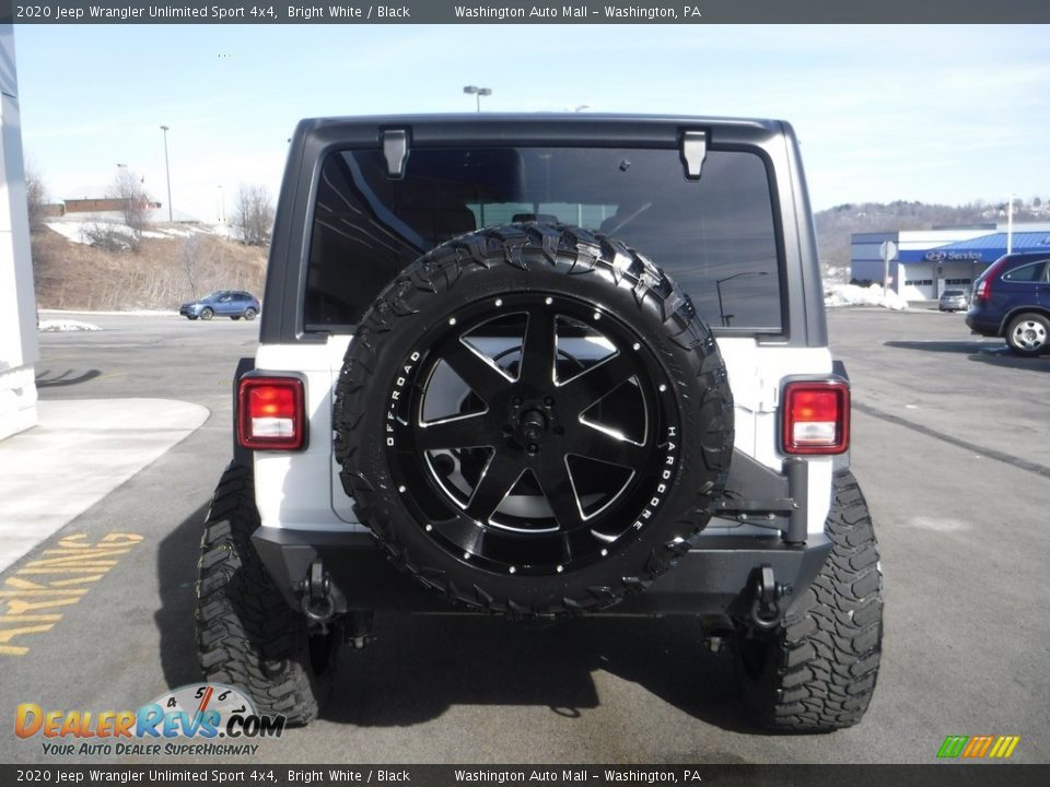 2020 Jeep Wrangler Unlimited Sport 4x4 Bright White / Black Photo #14