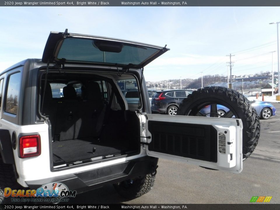 2020 Jeep Wrangler Unlimited Sport 4x4 Bright White / Black Photo #30
