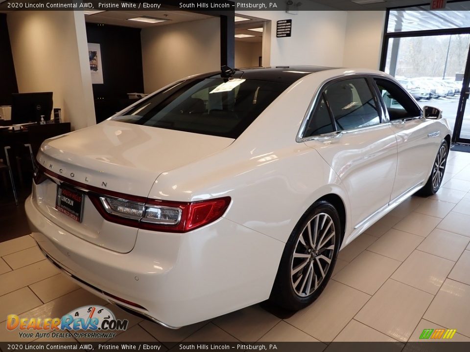 2020 Lincoln Continental AWD Pristine White / Ebony Photo #3