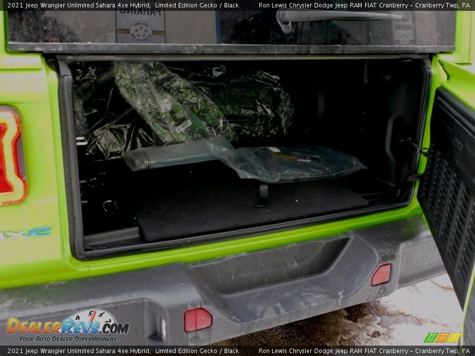 2021 Jeep Wrangler Unlimited Sahara 4xe Hybrid Limited Edition Gecko / Black Photo #7