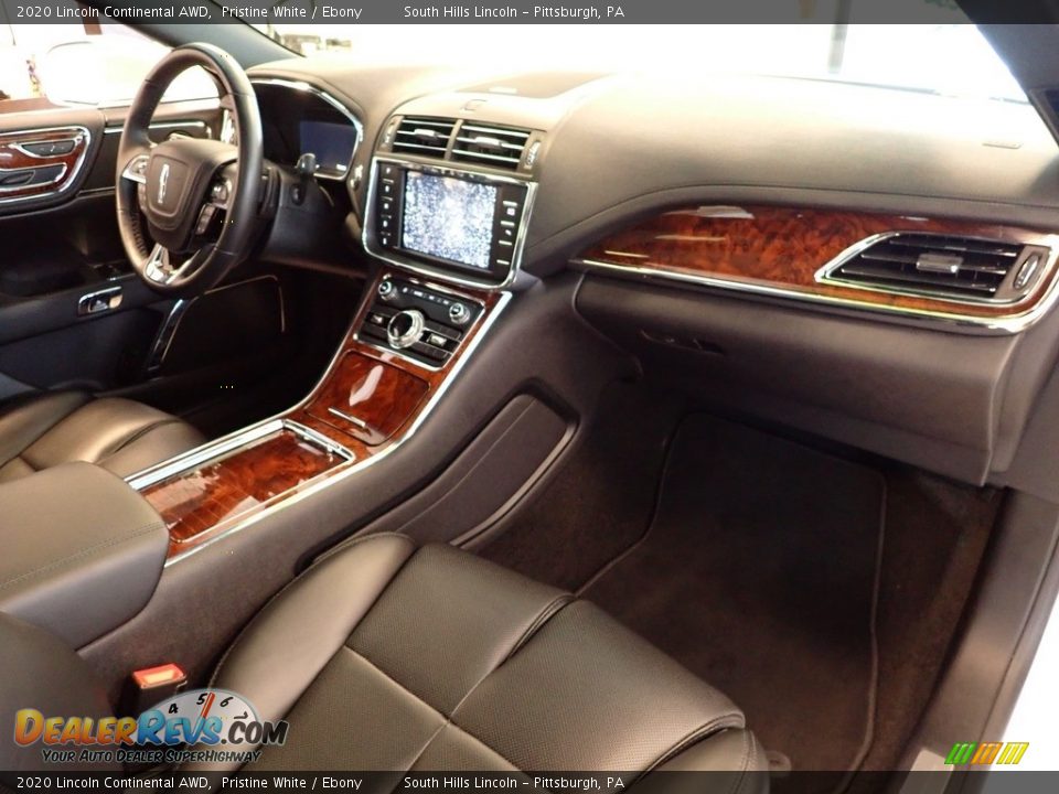 Ebony Interior - 2020 Lincoln Continental AWD Photo #9