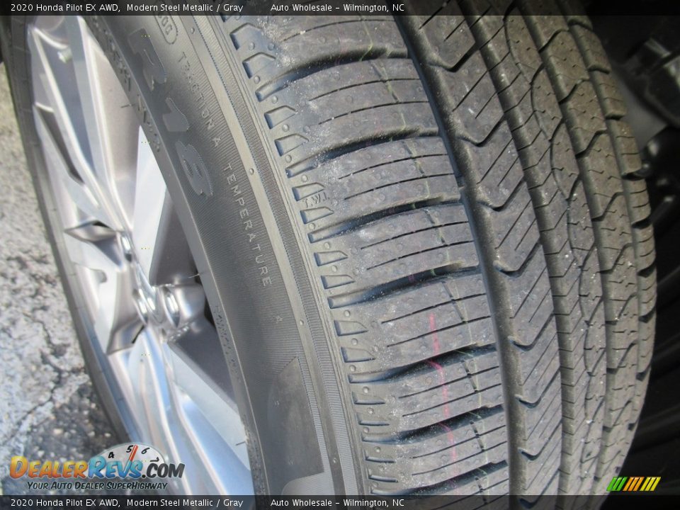 2020 Honda Pilot EX AWD Modern Steel Metallic / Gray Photo #9