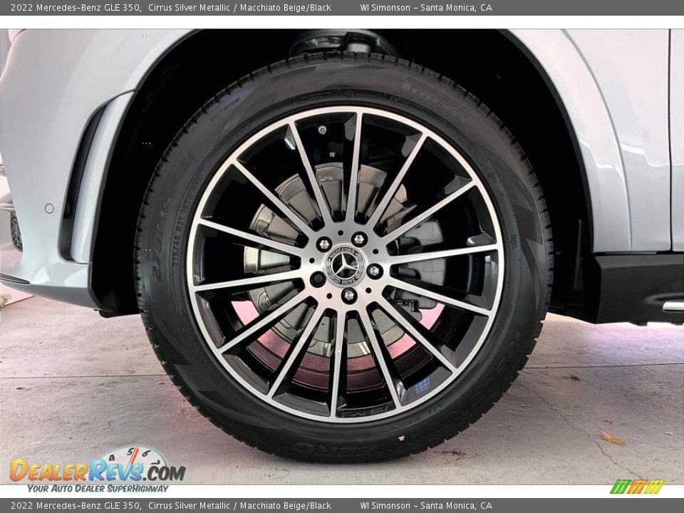 2022 Mercedes-Benz GLE 350 Cirrus Silver Metallic / Macchiato Beige/Black Photo #10