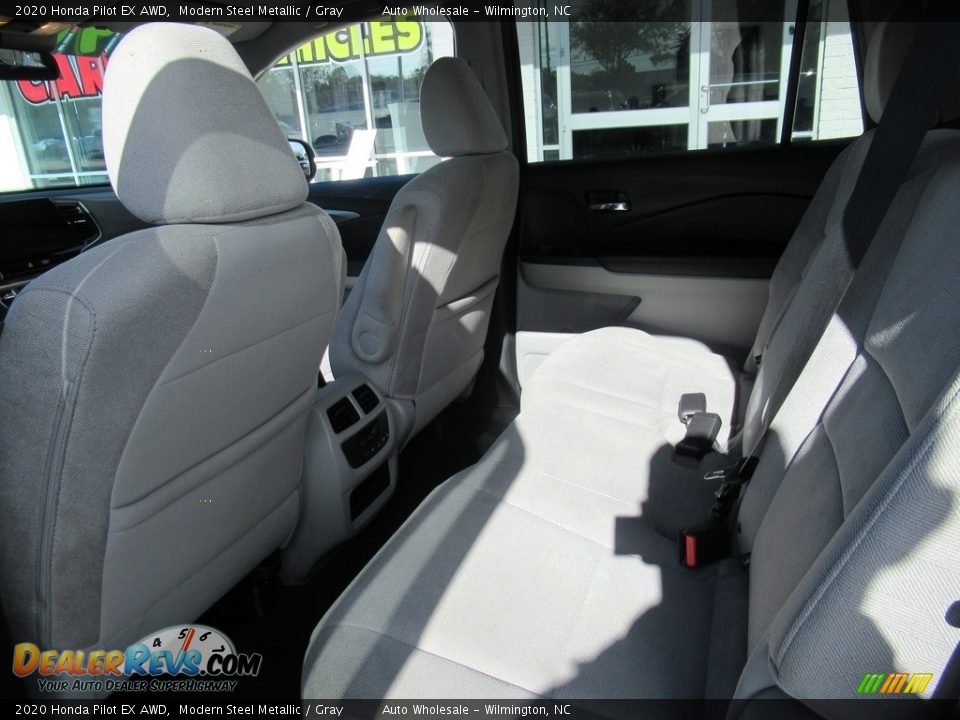 2020 Honda Pilot EX AWD Modern Steel Metallic / Gray Photo #12