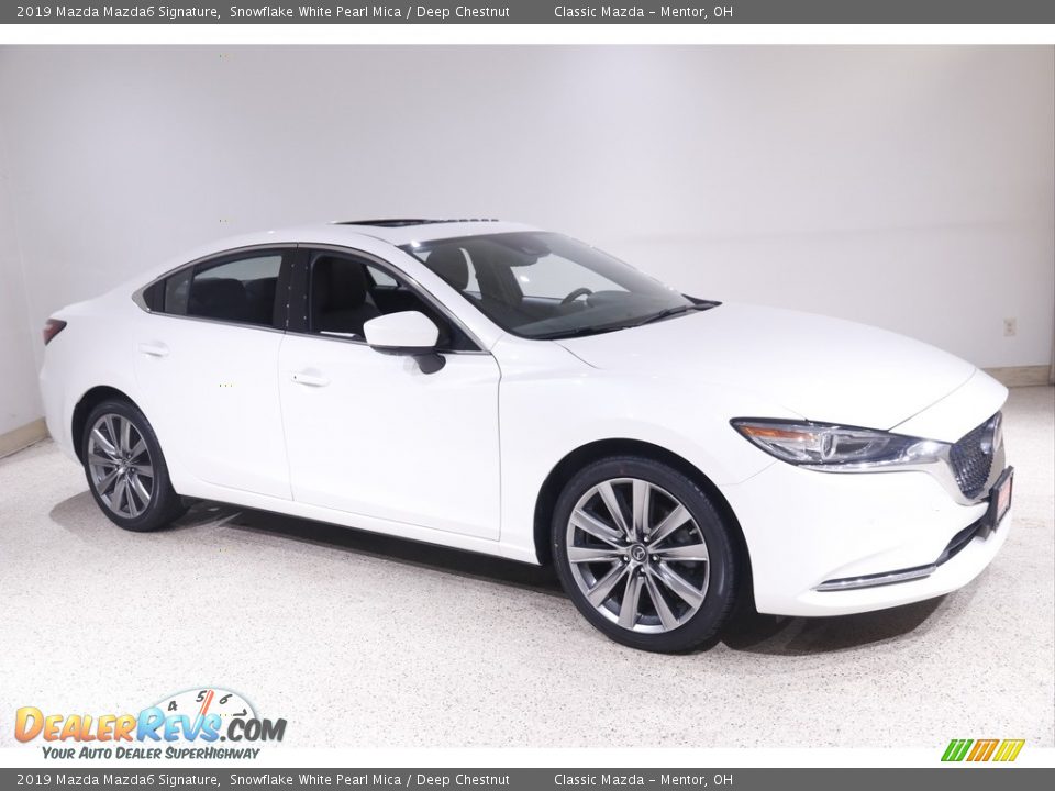 Snowflake White Pearl Mica 2019 Mazda Mazda6 Signature Photo #1