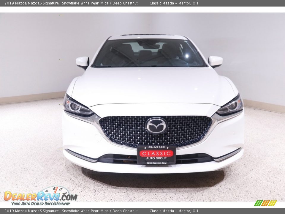 2019 Mazda Mazda6 Signature Snowflake White Pearl Mica / Deep Chestnut Photo #2
