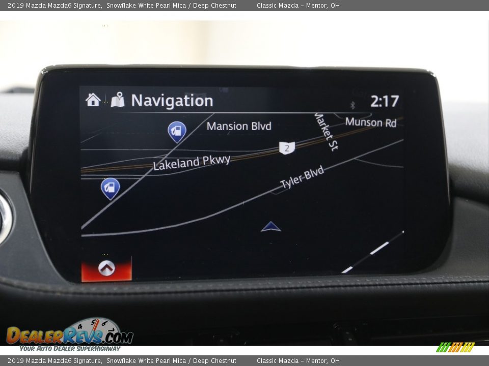 2019 Mazda Mazda6 Signature Snowflake White Pearl Mica / Deep Chestnut Photo #10