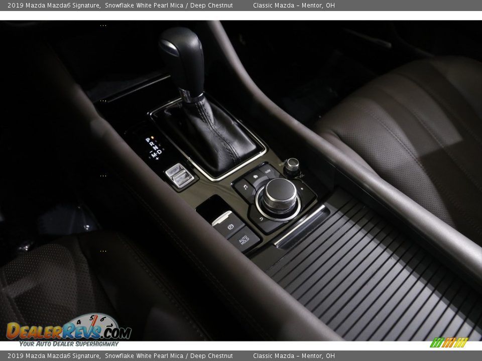 2019 Mazda Mazda6 Signature Snowflake White Pearl Mica / Deep Chestnut Photo #13