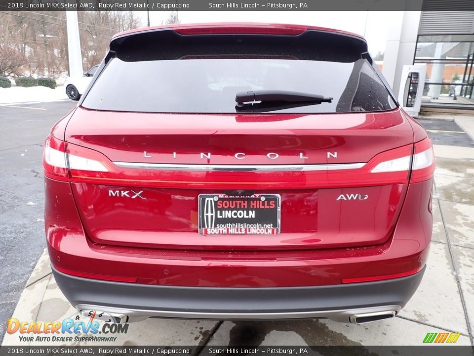 2018 Lincoln MKX Select AWD Ruby Red Metallic / Cappuccino Photo #4