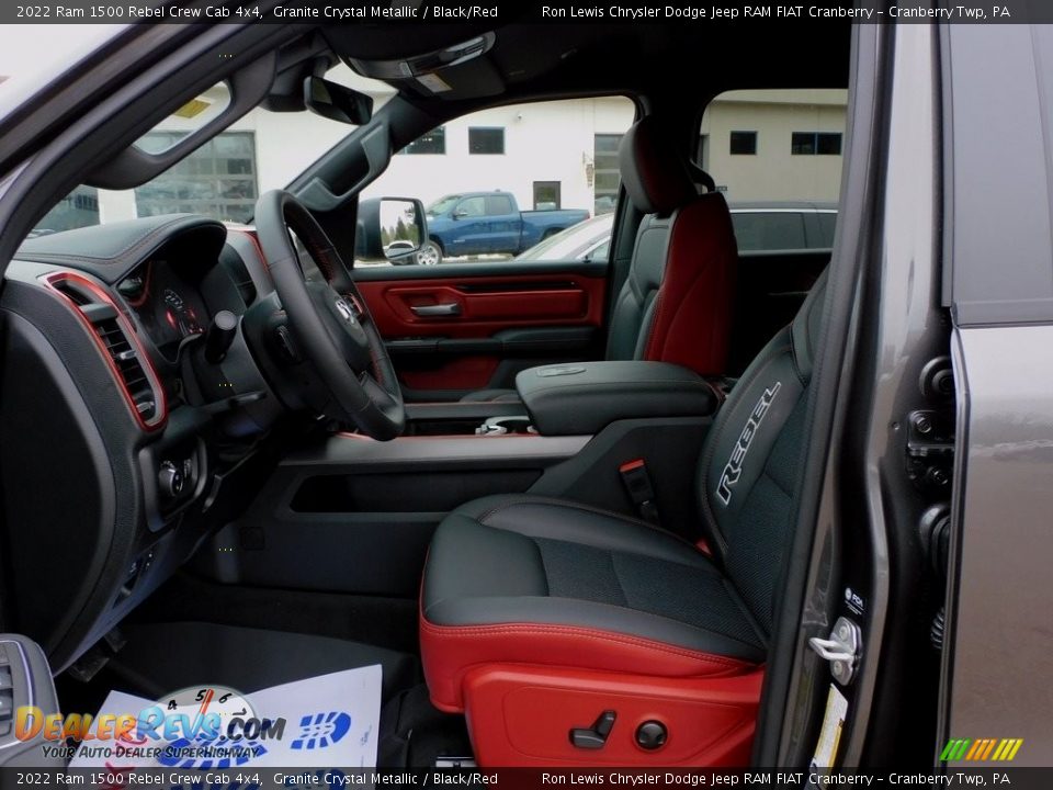 Front Seat of 2022 Ram 1500 Rebel Crew Cab 4x4 Photo #11