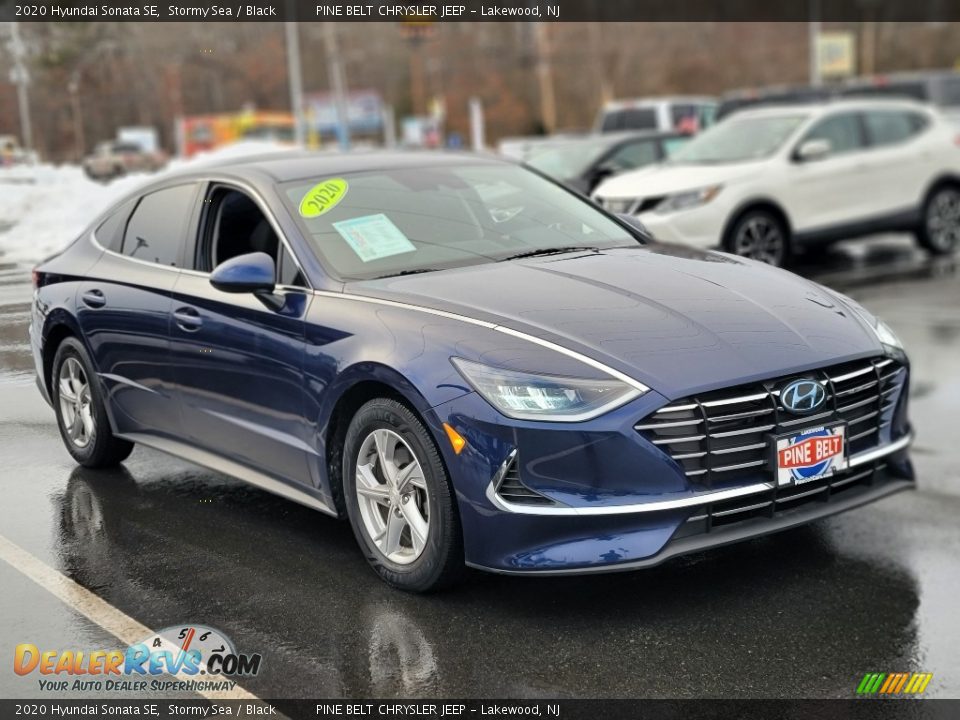 2020 Hyundai Sonata SE Stormy Sea / Black Photo #8