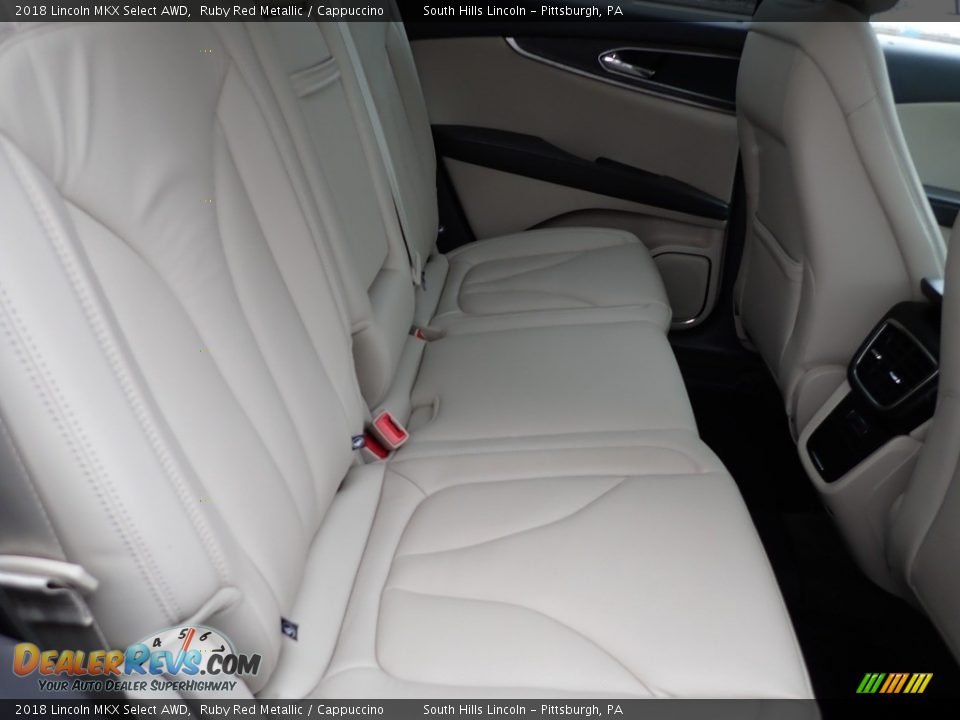 Rear Seat of 2018 Lincoln MKX Select AWD Photo #15