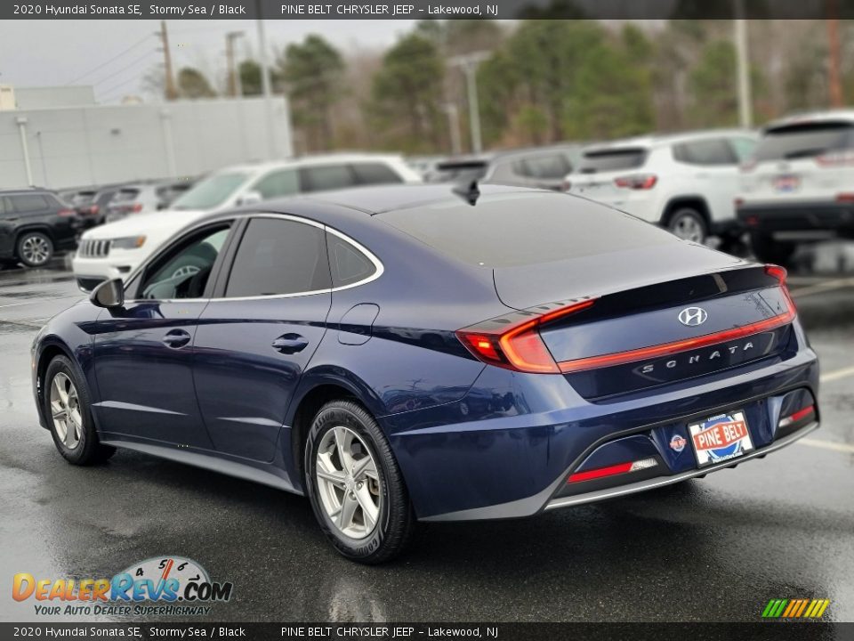 2020 Hyundai Sonata SE Stormy Sea / Black Photo #11