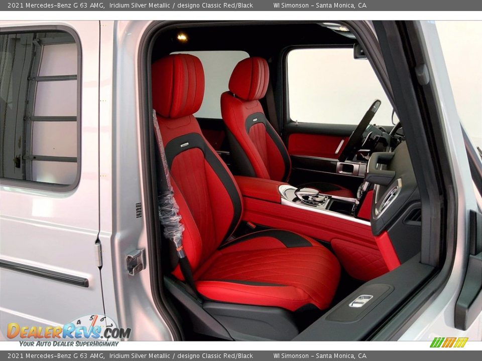 designo Classic Red/Black Interior - 2021 Mercedes-Benz G 63 AMG Photo #5