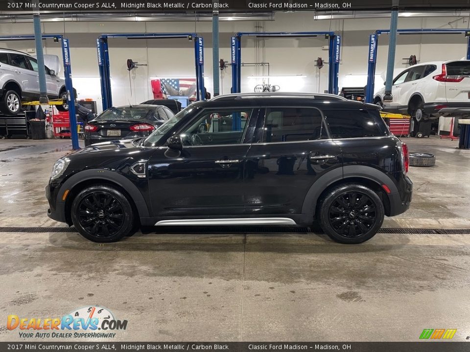 2017 Mini Countryman Cooper S ALL4 Midnight Black Metallic / Carbon Black Photo #7