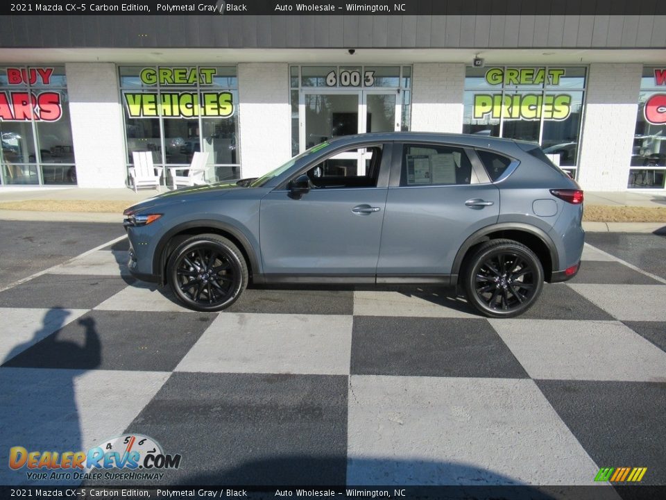 2021 Mazda CX-5 Carbon Edition Polymetal Gray / Black Photo #1