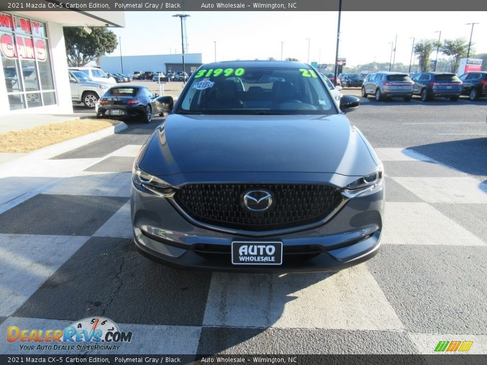 2021 Mazda CX-5 Carbon Edition Polymetal Gray / Black Photo #2