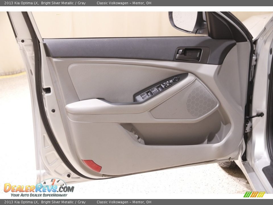2013 Kia Optima LX Bright Silver Metallic / Gray Photo #4
