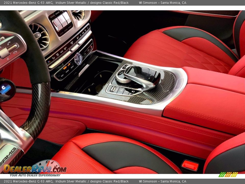 2021 Mercedes-Benz G 63 AMG Iridium Silver Metallic / designo Classic Red/Black Photo #8
