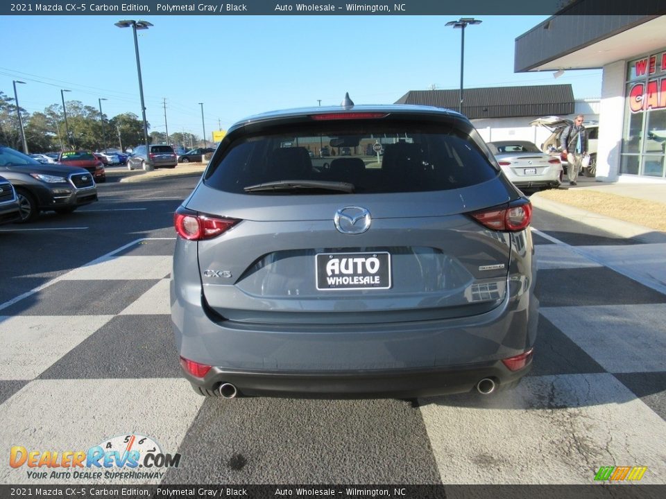 2021 Mazda CX-5 Carbon Edition Polymetal Gray / Black Photo #4