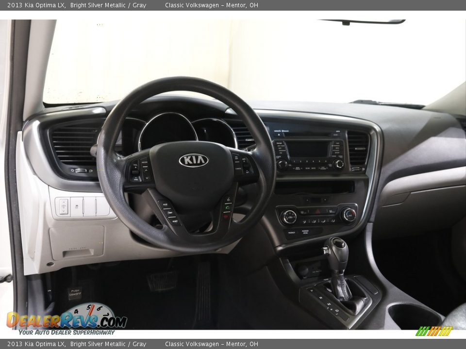 2013 Kia Optima LX Bright Silver Metallic / Gray Photo #6