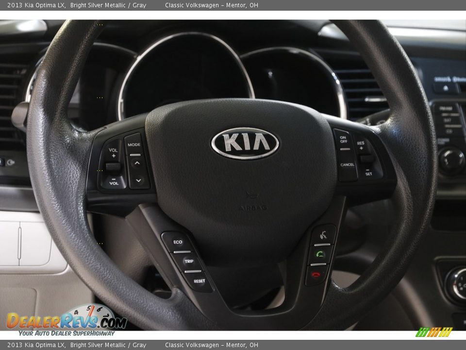 2013 Kia Optima LX Bright Silver Metallic / Gray Photo #7