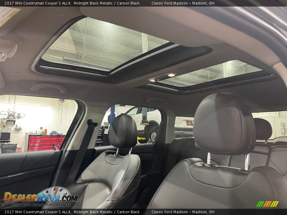 2017 Mini Countryman Cooper S ALL4 Midnight Black Metallic / Carbon Black Photo #12
