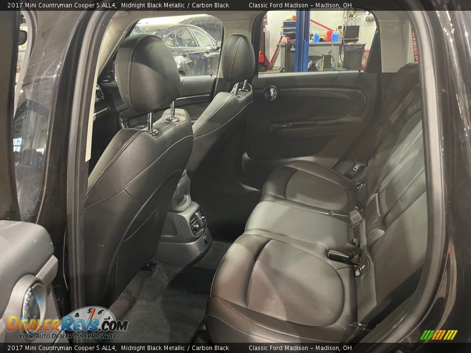 2017 Mini Countryman Cooper S ALL4 Midnight Black Metallic / Carbon Black Photo #13