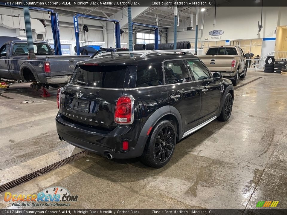 2017 Mini Countryman Cooper S ALL4 Midnight Black Metallic / Carbon Black Photo #14