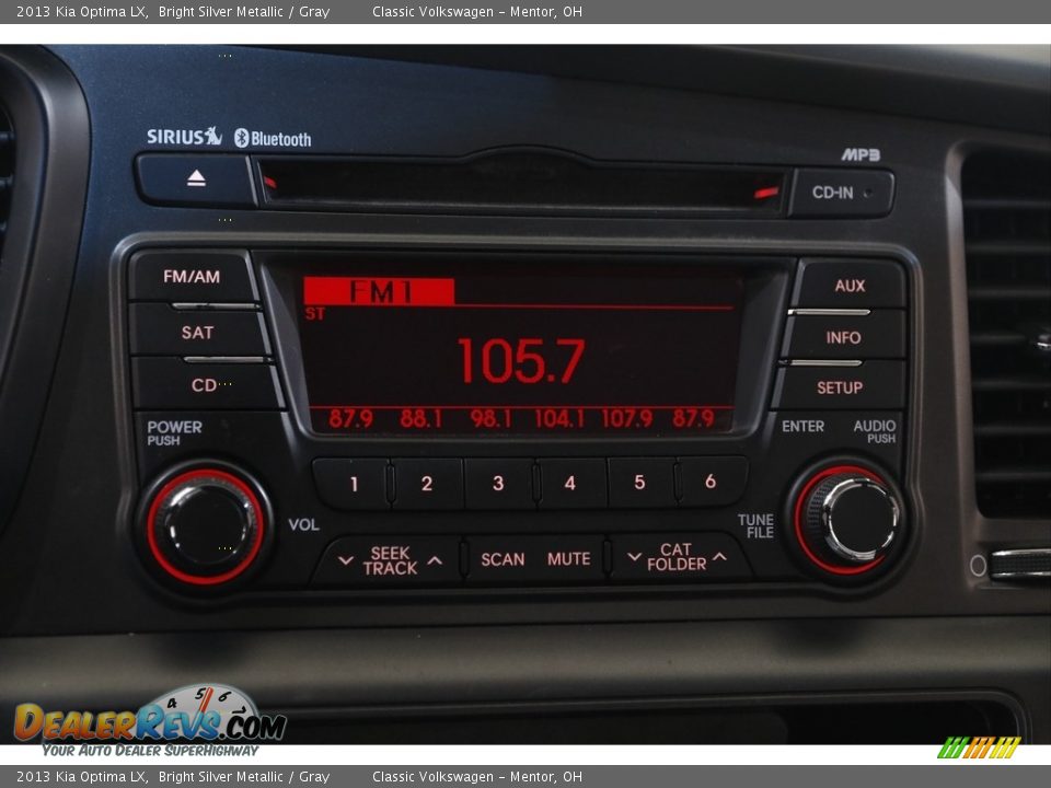 2013 Kia Optima LX Bright Silver Metallic / Gray Photo #10