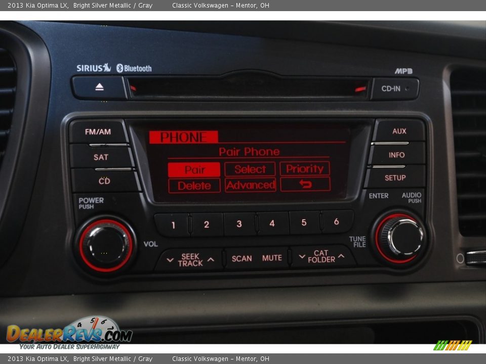 2013 Kia Optima LX Bright Silver Metallic / Gray Photo #11