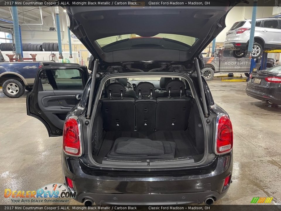 2017 Mini Countryman Cooper S ALL4 Midnight Black Metallic / Carbon Black Photo #16