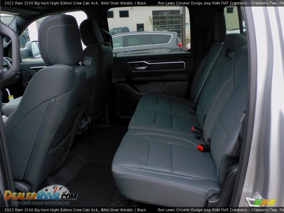 2022 Ram 1500 Big Horn Night Edition Crew Cab 4x4 Billet Silver Metallic / Black Photo #13