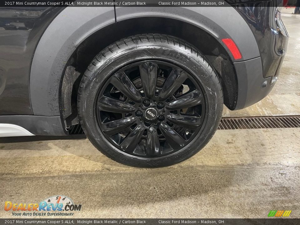 2017 Mini Countryman Cooper S ALL4 Midnight Black Metallic / Carbon Black Photo #17