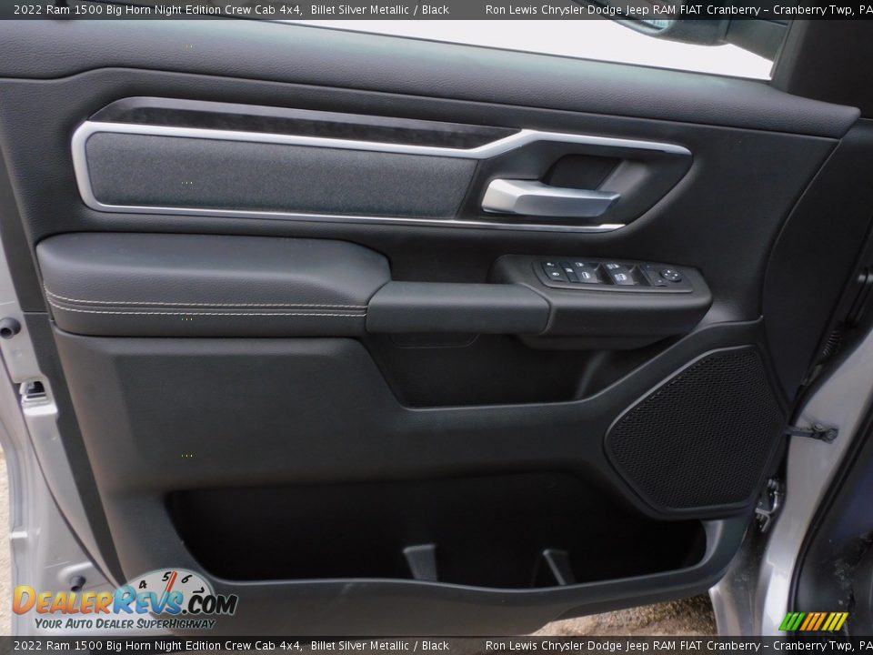 2022 Ram 1500 Big Horn Night Edition Crew Cab 4x4 Billet Silver Metallic / Black Photo #15