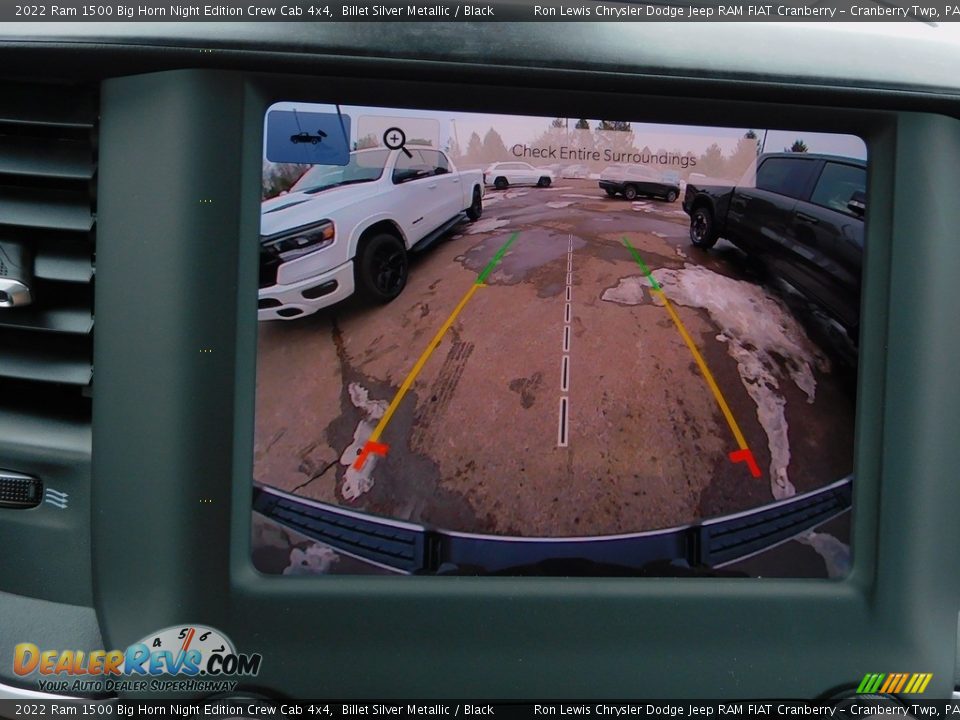 2022 Ram 1500 Big Horn Night Edition Crew Cab 4x4 Billet Silver Metallic / Black Photo #17