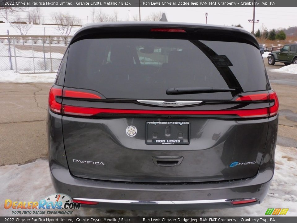 2022 Chrysler Pacifica Hybrid Limited Granite Crystal Metallic / Black Photo #6