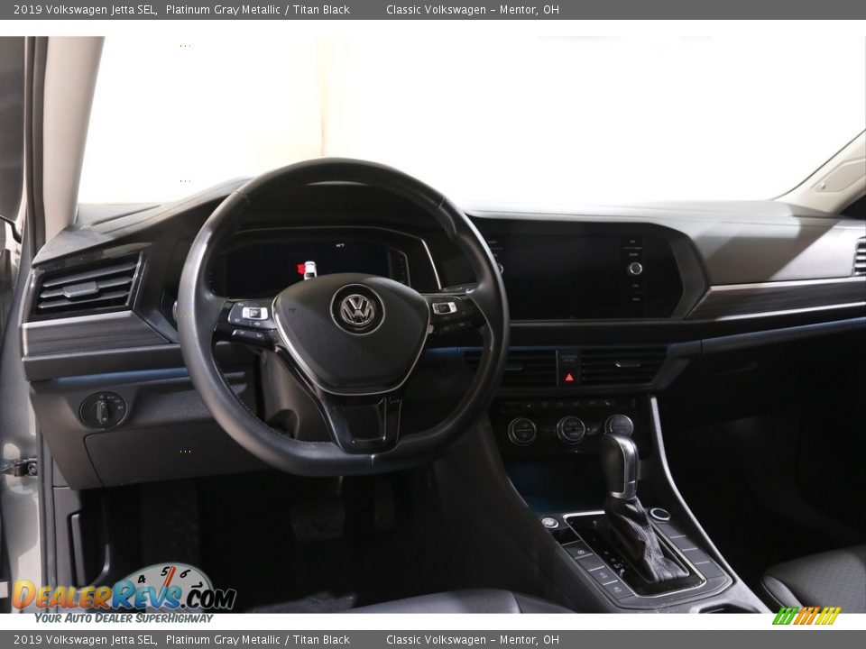 2019 Volkswagen Jetta SEL Platinum Gray Metallic / Titan Black Photo #6