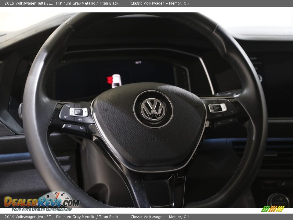 2019 Volkswagen Jetta SEL Platinum Gray Metallic / Titan Black Photo #7