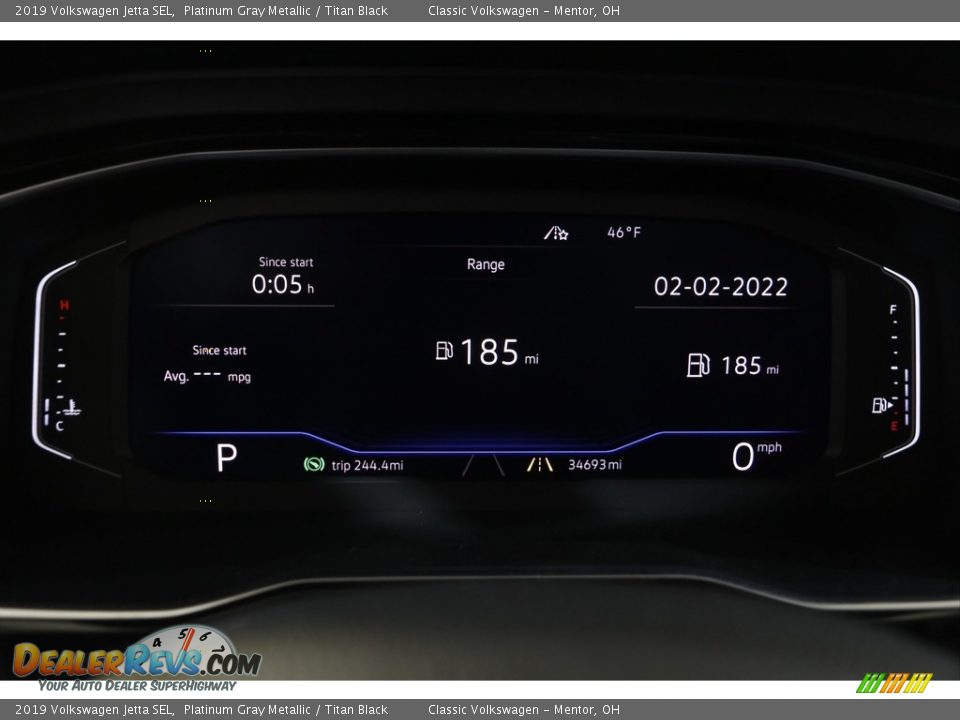 2019 Volkswagen Jetta SEL Platinum Gray Metallic / Titan Black Photo #8