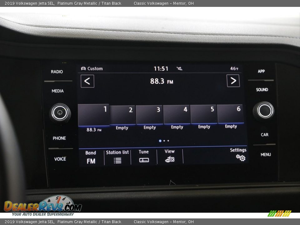 2019 Volkswagen Jetta SEL Platinum Gray Metallic / Titan Black Photo #10