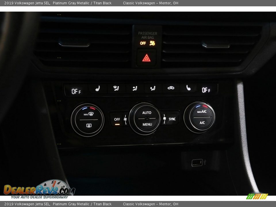 2019 Volkswagen Jetta SEL Platinum Gray Metallic / Titan Black Photo #12