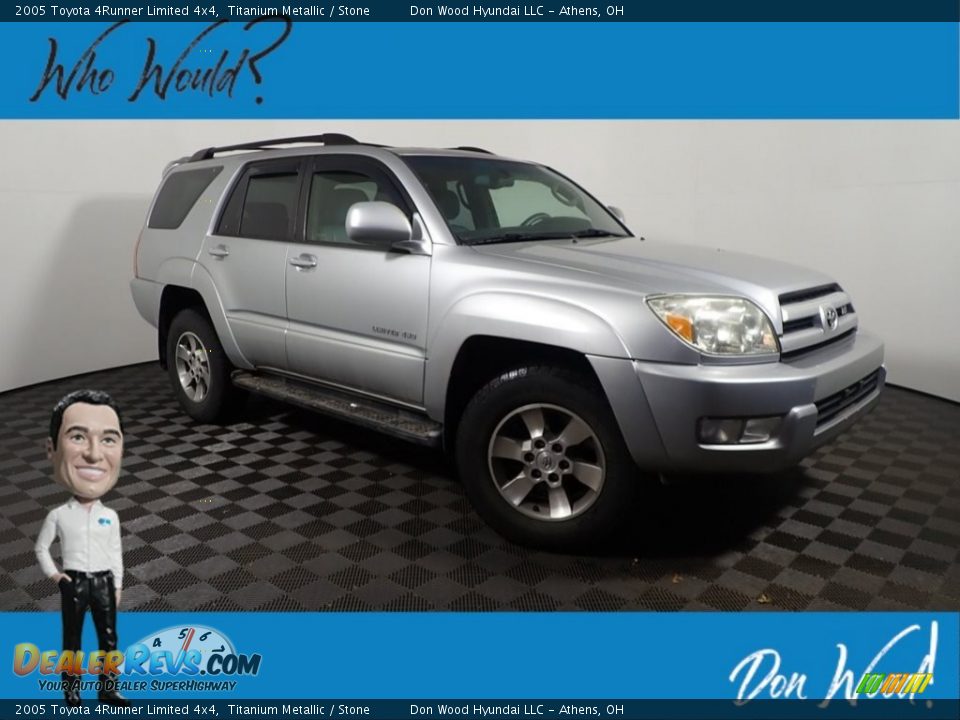 2005 Toyota 4Runner Limited 4x4 Titanium Metallic / Stone Photo #1